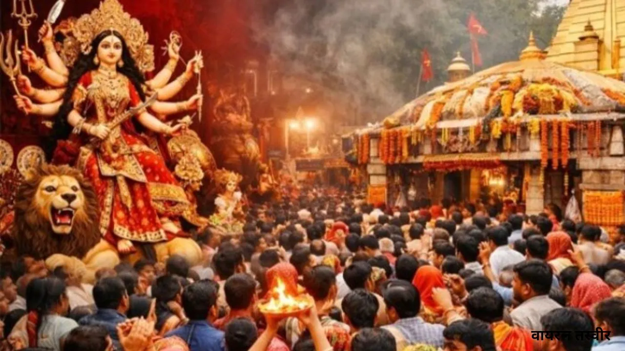 भदोही की भद्रकाली के दर्शन पूजन का विशेष महत्व,  नवरात्र में उमड़ रहा श्रद्धा का सैलाब, 51 शक्तिपीठों में से एक 