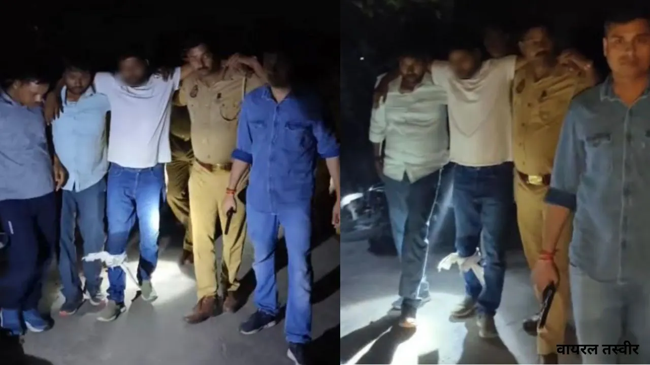 बाराबंकी में पुलिस मुठभेड़,  50 हजार का इनामी बदमाश गिरफ्तार, जवाबी कार्रवाई में बाल-बाल बचे स्वाट टीम प्रभारी 