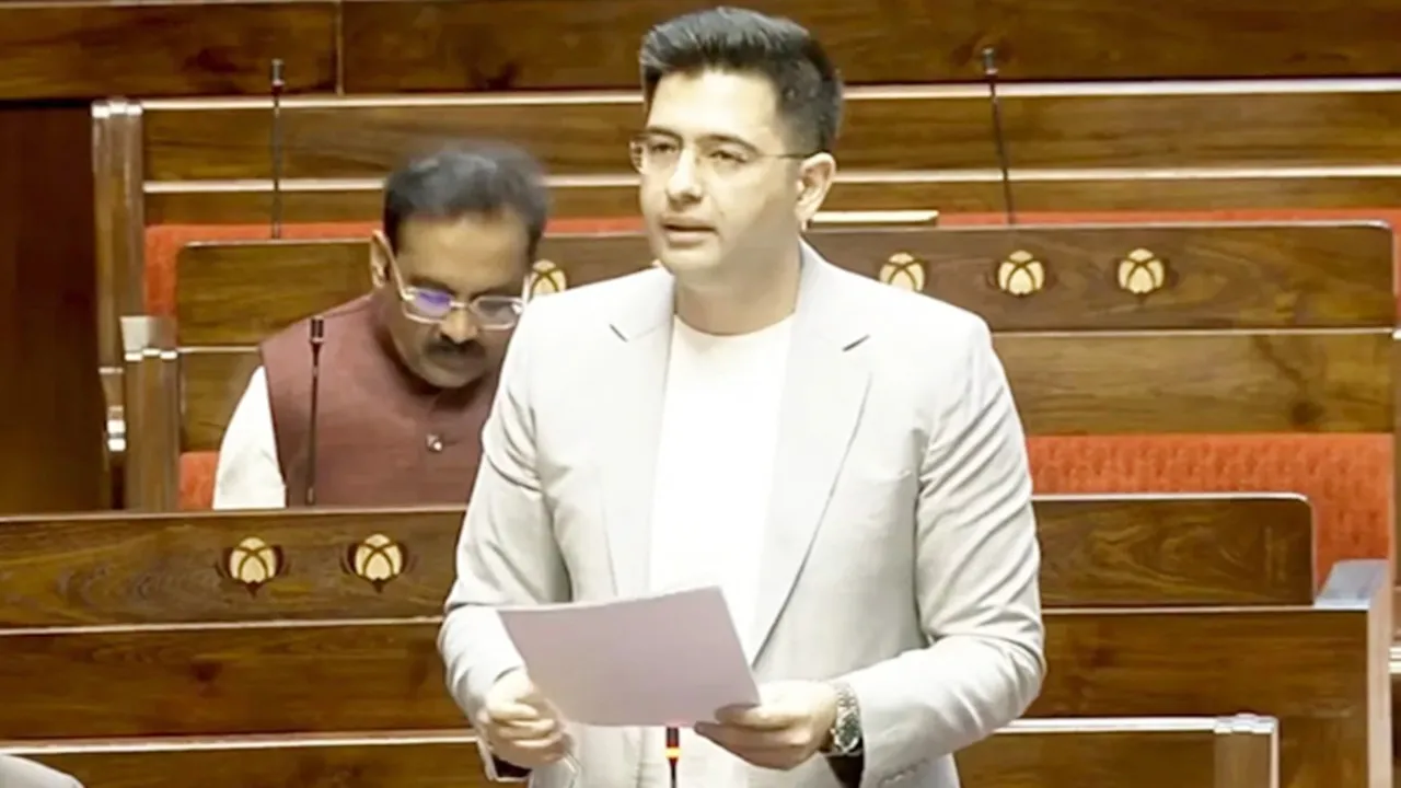 राघव चड्ढा पर गिरी गाज :  AAP ने राज्यसभा में उपनेता के पद से हटाया, पार्टी की तरफ से बोलने पर भी लगाई रोक, अशोक मित्तल को सौंपी जिम्मेदारी