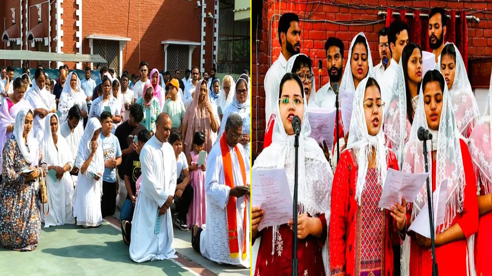 Moradabaad : गुड फ्राइडे पर चर्चों में हुई विशेष प्रार्थना, यीशू के वचनों को समझाया