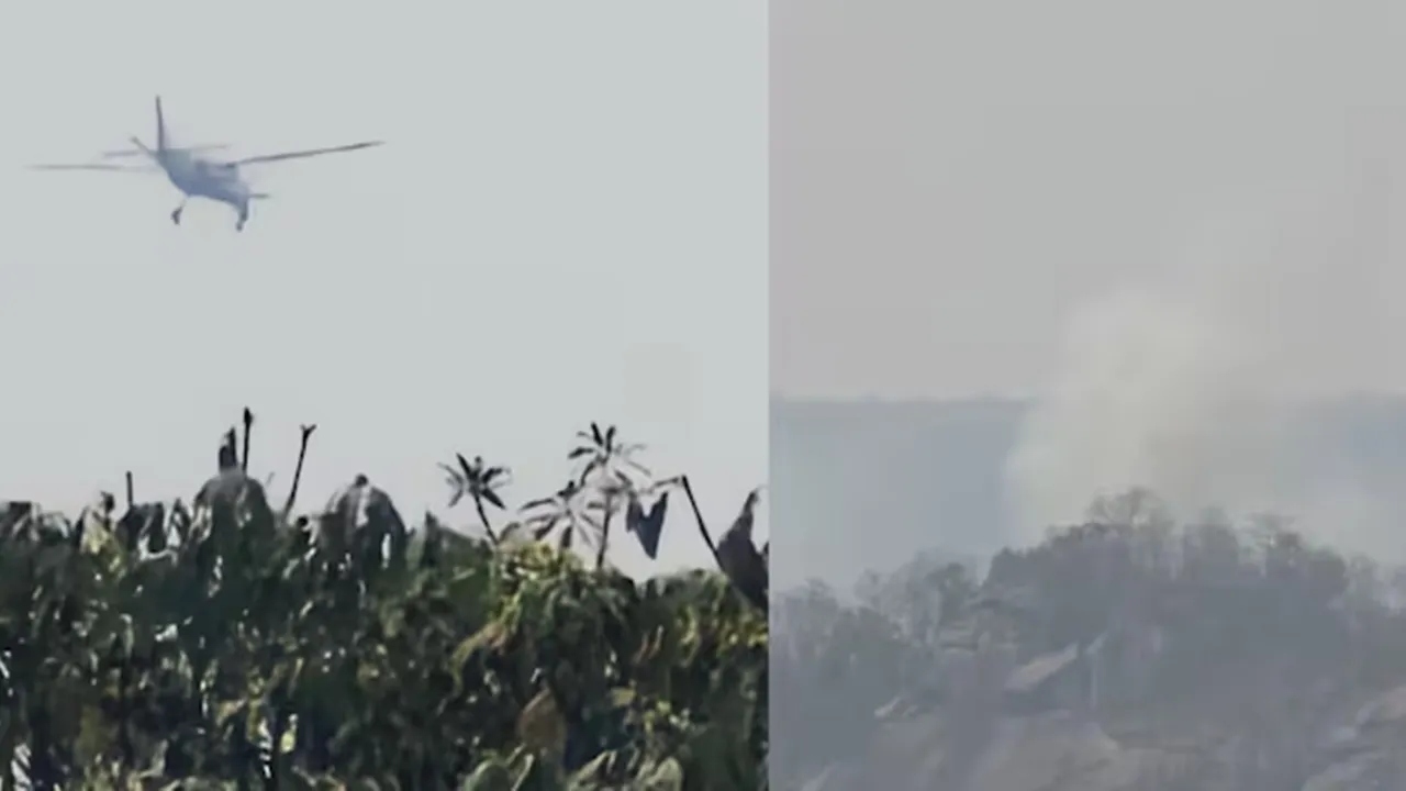 छत्तीसगढ़ विमान हादसा : जशपुर की पहाड़ियों में क्रैश हुआ प्राइवेट जेट, पायलट- को-पायलट की मौत की आशंका