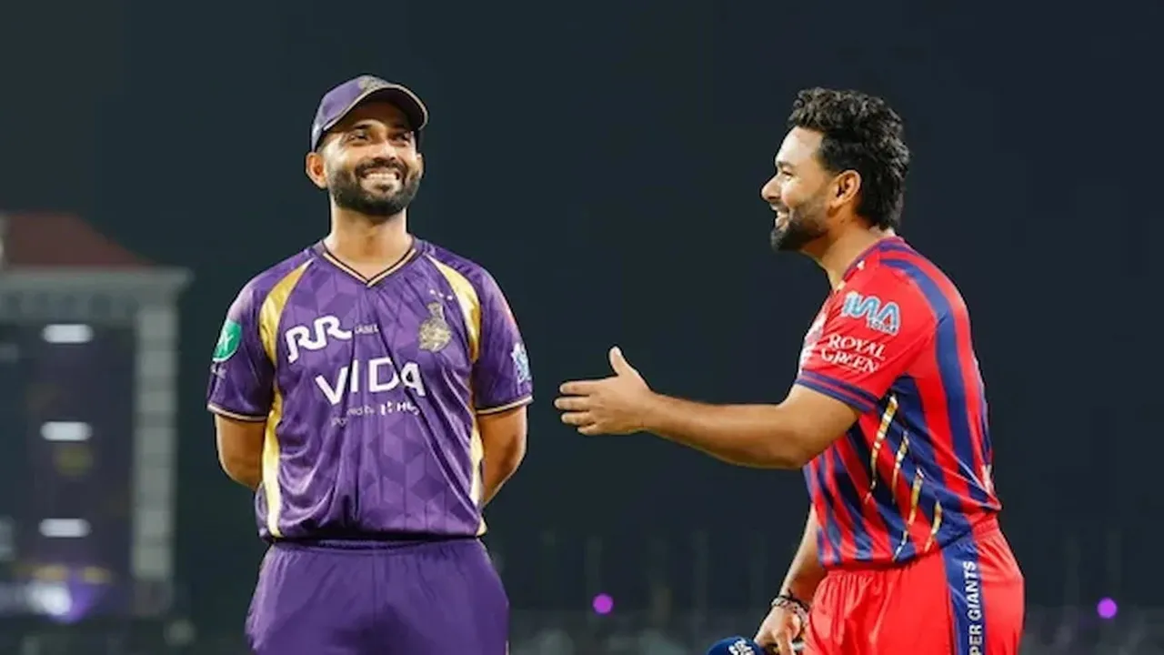 आईपीएल 2026 : लखनऊ सुपर जायंट्स ने जीता टॉस, कोलकाता करेगा पहले बल्लेबाजी