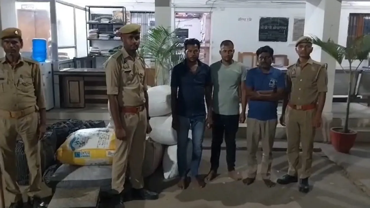 बाराबंकी : 63 किलो पोस्ता तृण के साथ 3 तस्कर गिरफ्तार