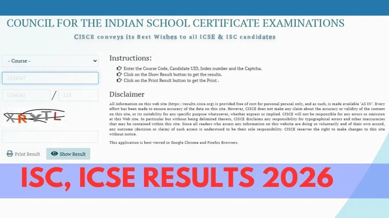 ICSE, ISC Result 2026: आईसीएससी परीक्षा परिणाम घोषित, प्रयागराज के मेधावियों ने किया शानदार प्रदर्शन