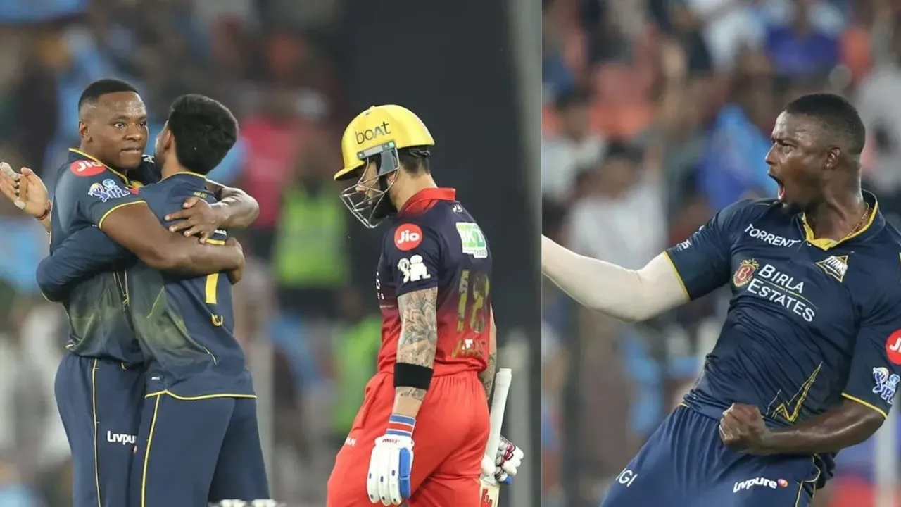 आईपीएल 2026 : आरसीबी ने गुजरात टाइटंस को दिया 155 रनों का लक्ष्य