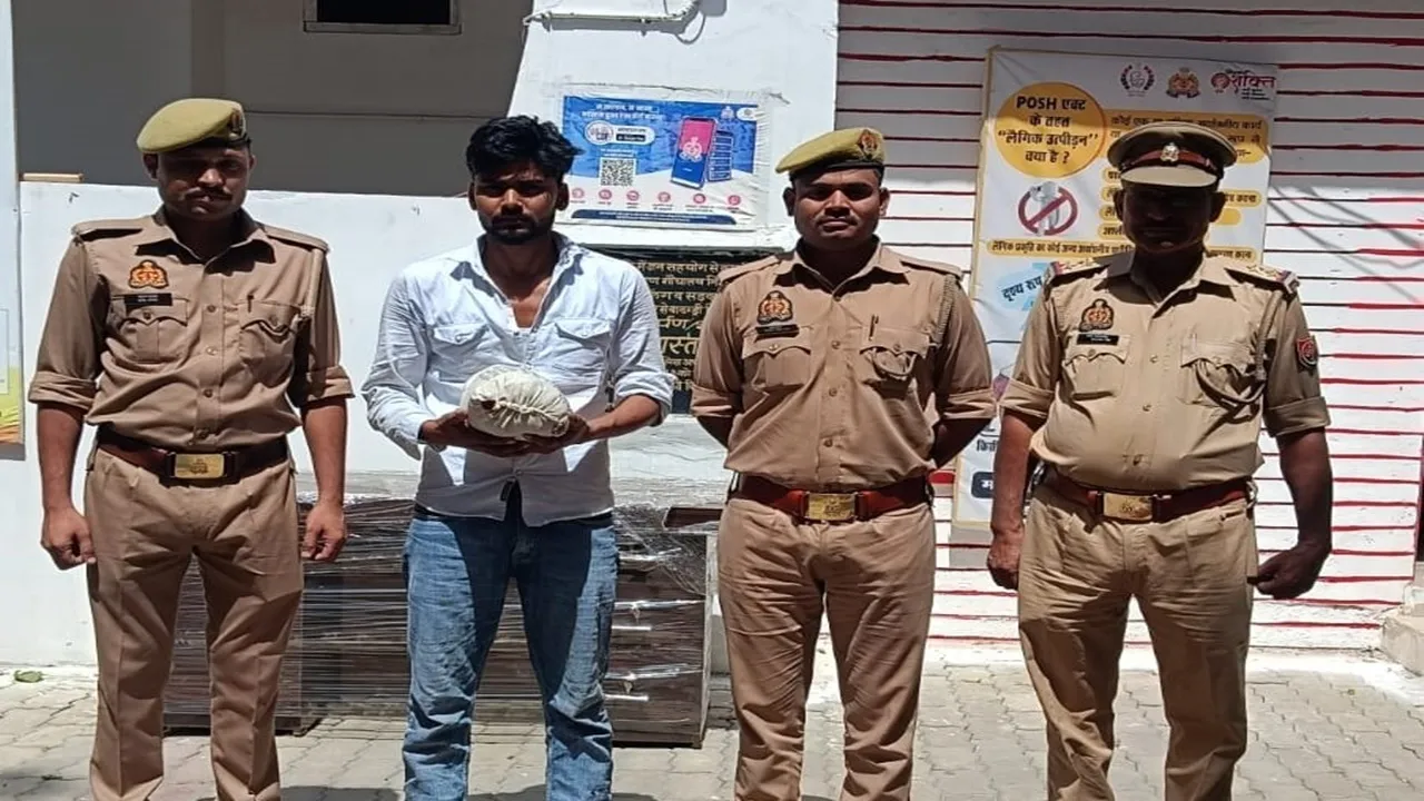 Barabanki Crime News : 1.26 करोड़ की हेरोइन के साथ तस्कर गिरफ्तार, एण्टी नारकोटिक्स टास्क फोर्स ने की कार्रवाई