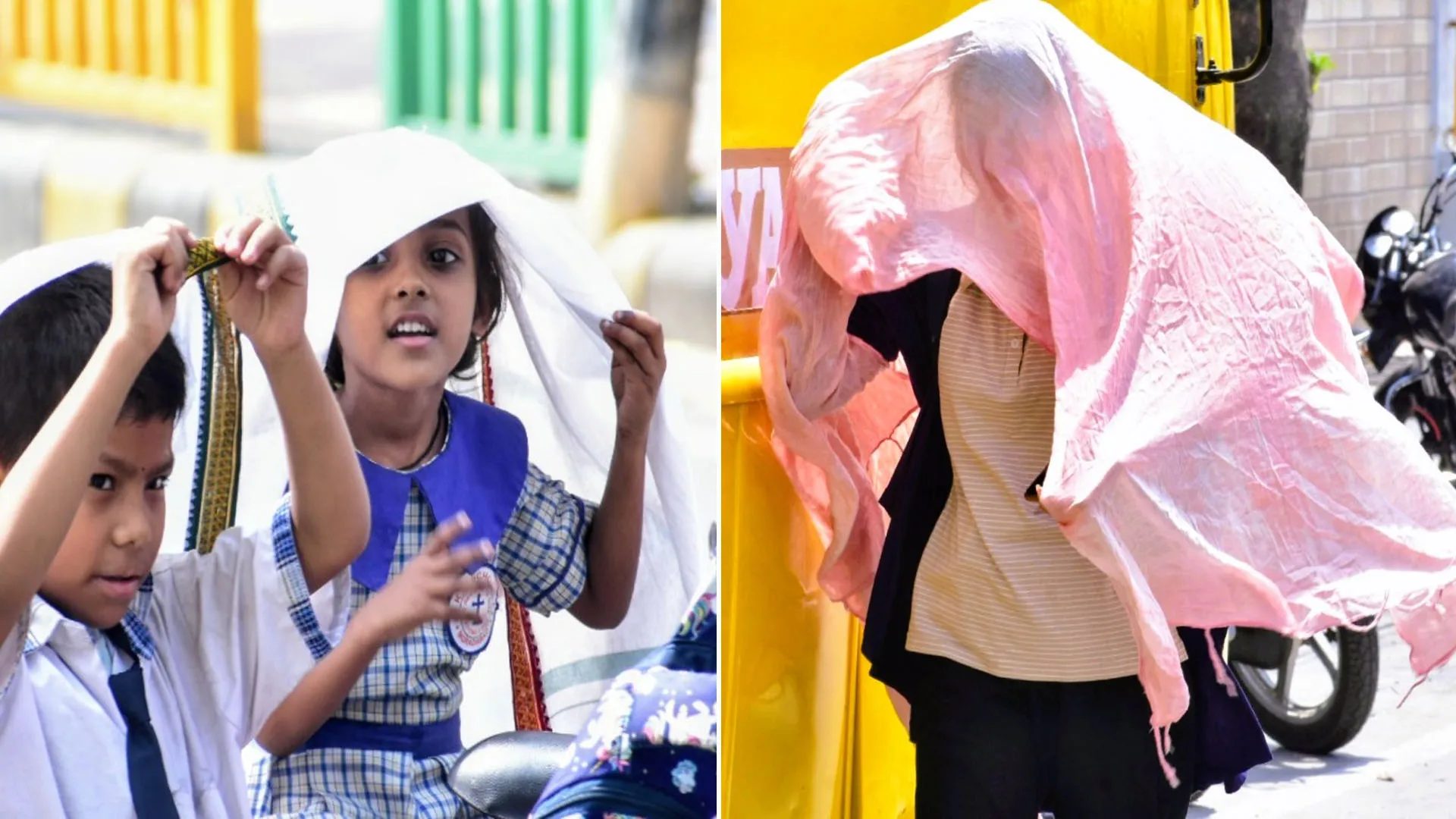 Moradabad: सूरज की तपिश और गर्म हवा ने बढ़ाई मुश्किलें, छांव की तलाश में भटके लोग