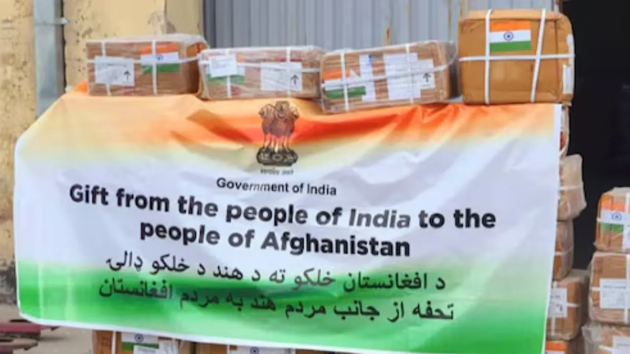 भारत ने अफगानिस्तान को भेजी मानवीय सहायता की नई खेप, बाढ़ और भूकंप प्रभावितों के लिए राहत