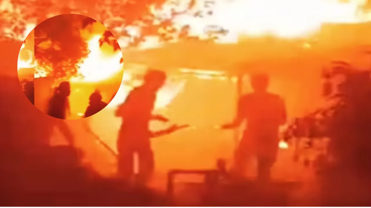 Sitapur News: कई घरों में लगी भीषण आग, दो महिलाओं की मौत 