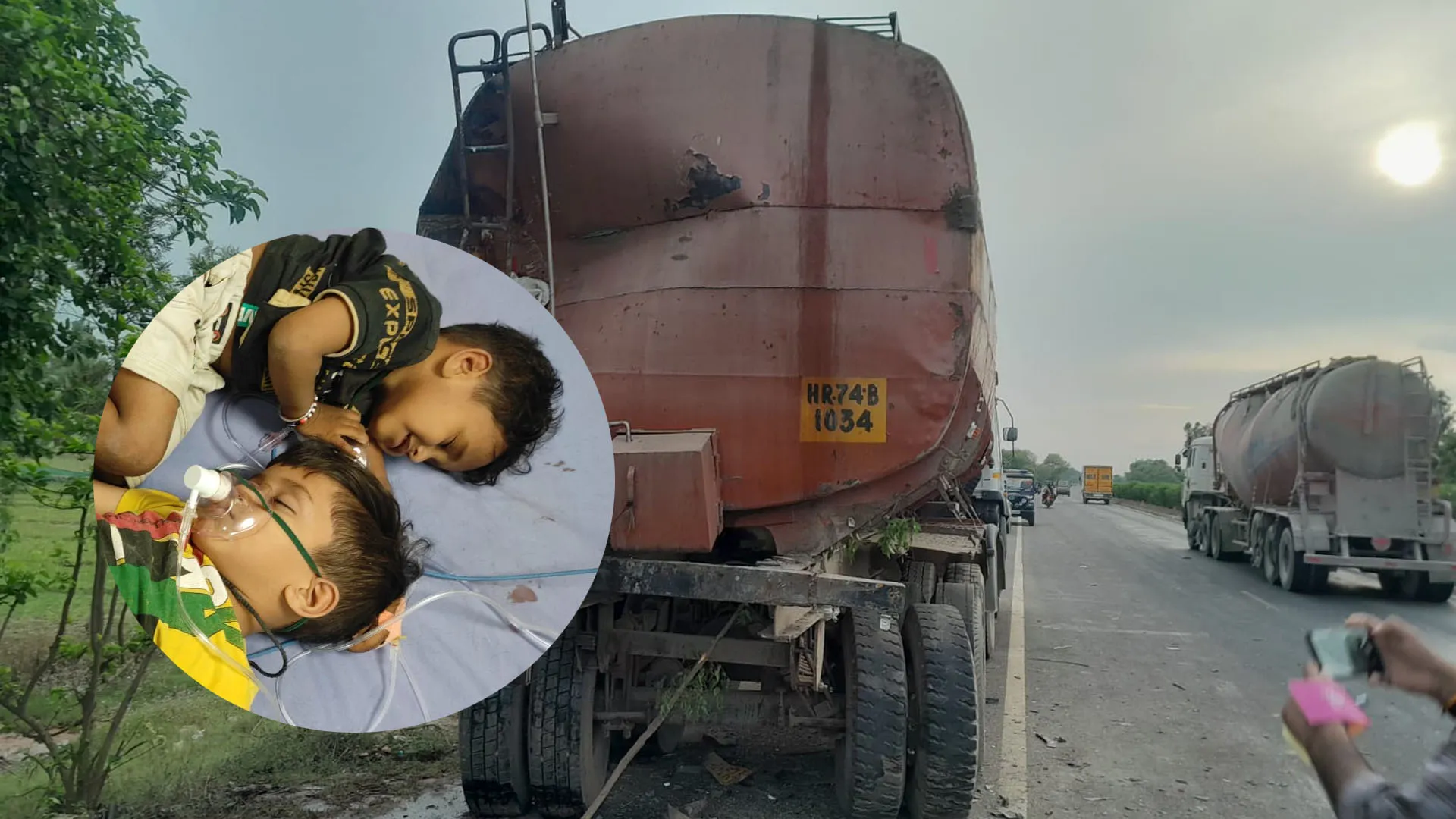 हादसे से खुला साजिश का सच: चंगुल से बचे मासूम मगर निशाने पर था बाप, दो मासूमों और पिता को किया था अगवा