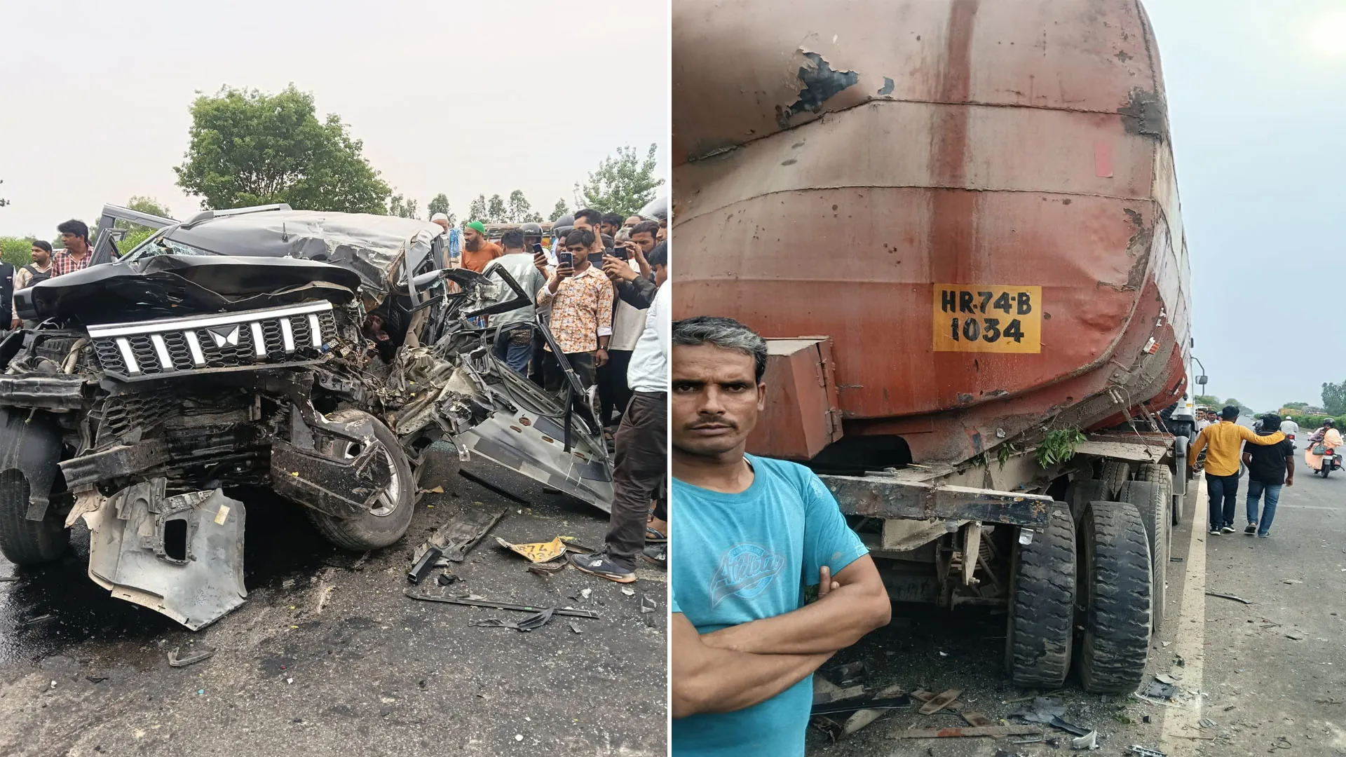 Bareilly: खड़े टैंकर में घुसी बेकाबू बोलेरो कार...हादसे में पांच लोगों की दर्दनाक मौत