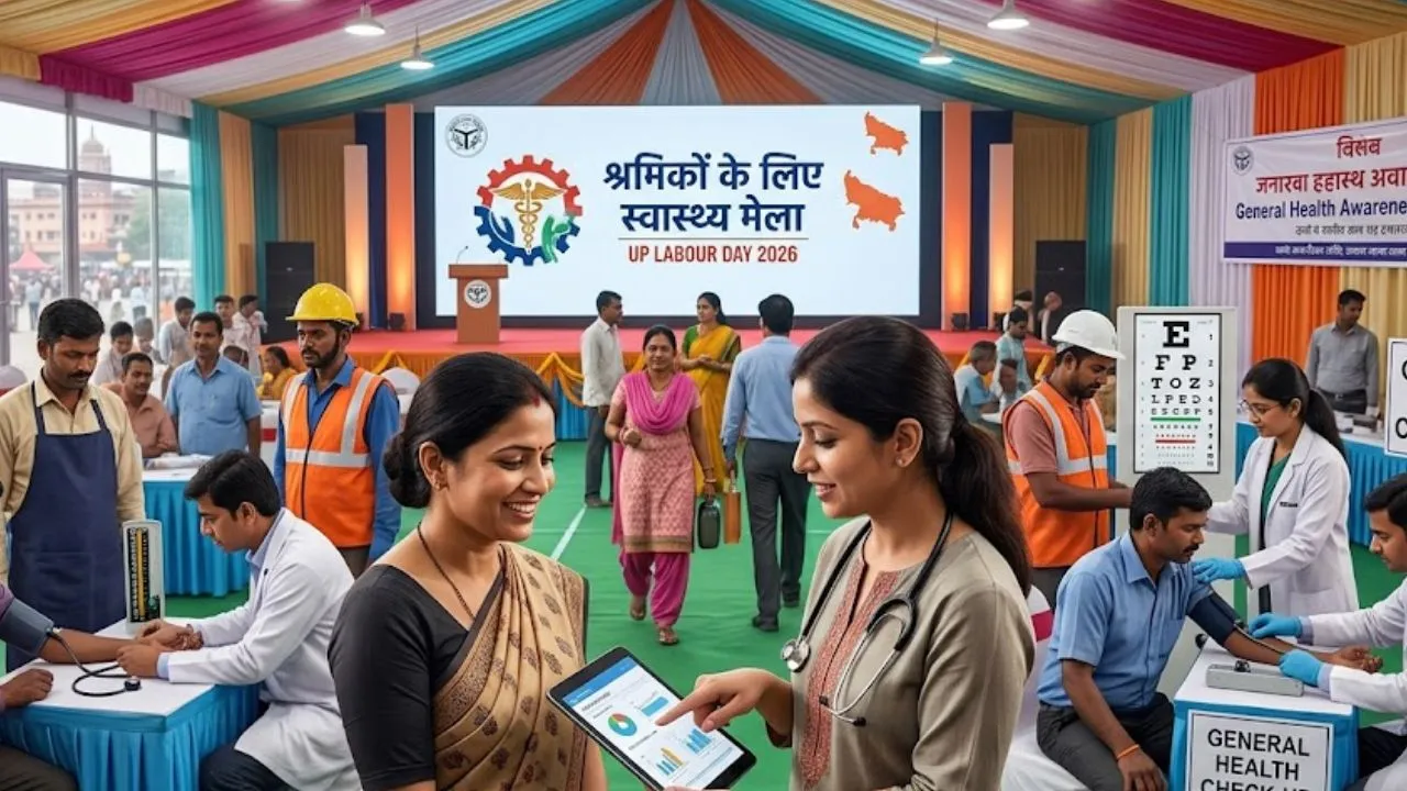 यूपी के सभी जिलों में श्रमिक दिवस पर स्वास्थ्य मेले का आयोजन,  फ्री में होगा मजदूरों का इलाज