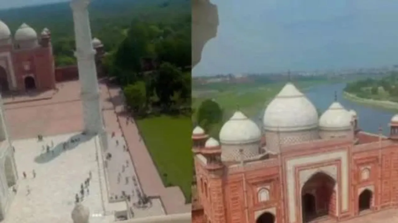 ताजमहल के प्रतिबंधित क्षेत्रों में वीडियोग्राफी करने पर बड़ी कार्रवाई,  360° वीडियो बनाने वाला सफाईकर्मी बर्खास्त, ASI ने सख्त किए नियम