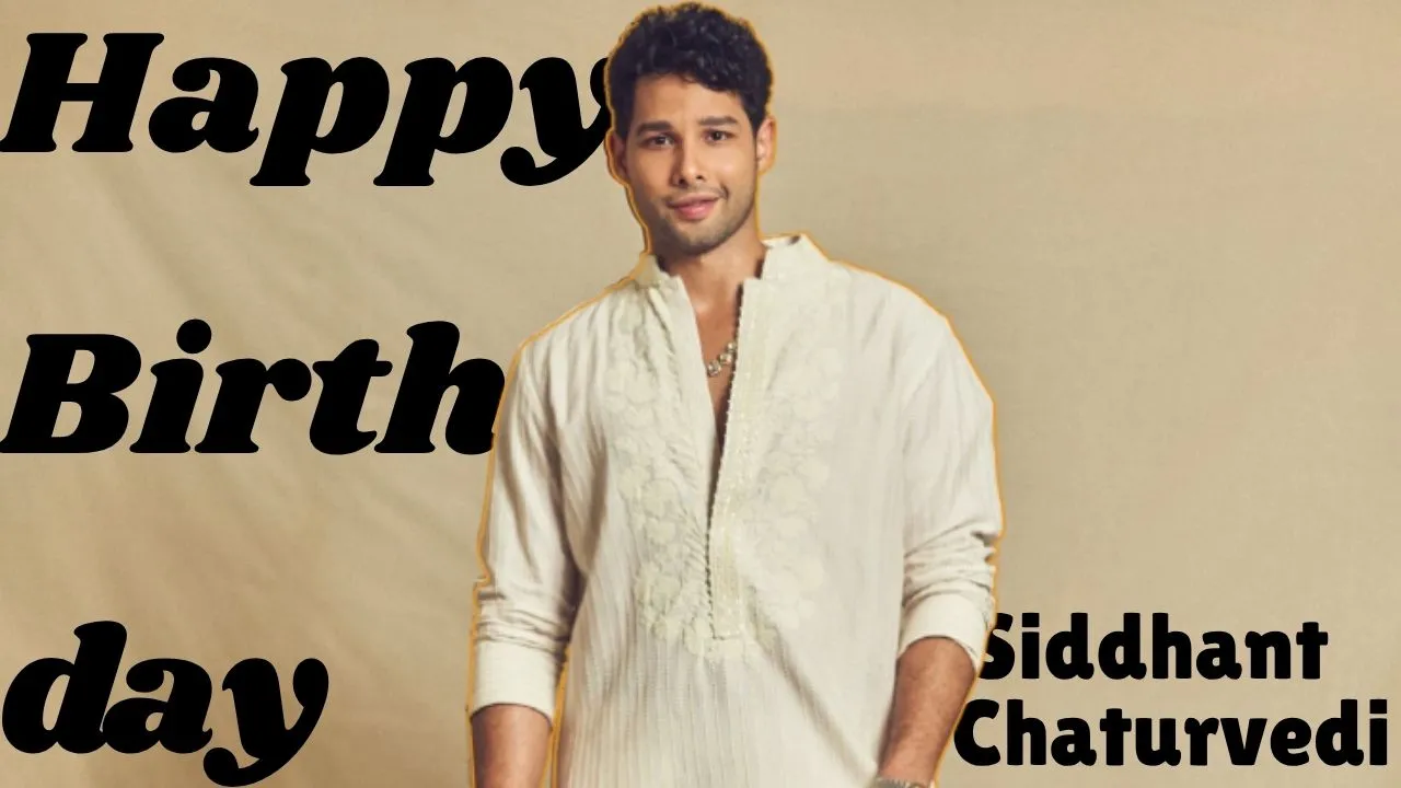 Siddhant Chaturvedi Birthday :  सिद्धांत चतुर्वेदी ने फैंस को दिया खास तोहफा, रिलीज़ किया म्यूजिक सिंगल 'रहना'
