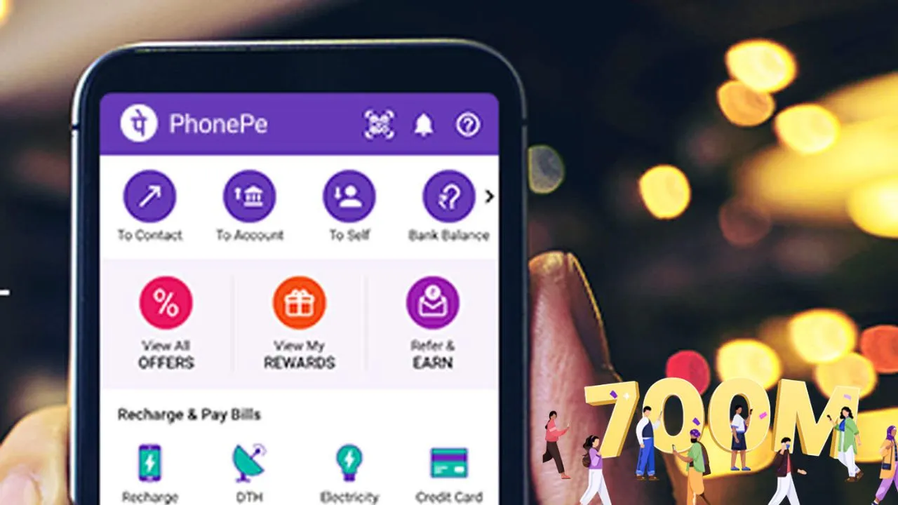 डिजिटल इंडिया की बड़ी छलांग,70 करोड़ से ज्यादा भारतीयों की पसंद बना PhonePe