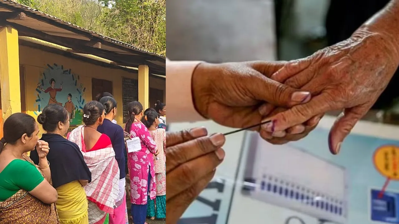 Assembly Election Voting:  लोकतंत्र का महापर्व, कड़ी सुरक्षा के बीच पुडुचेरी में वोटिंग, मतदान केंद्रों पर उत्साह के साथ कतार में खड़े दिखे लोग 