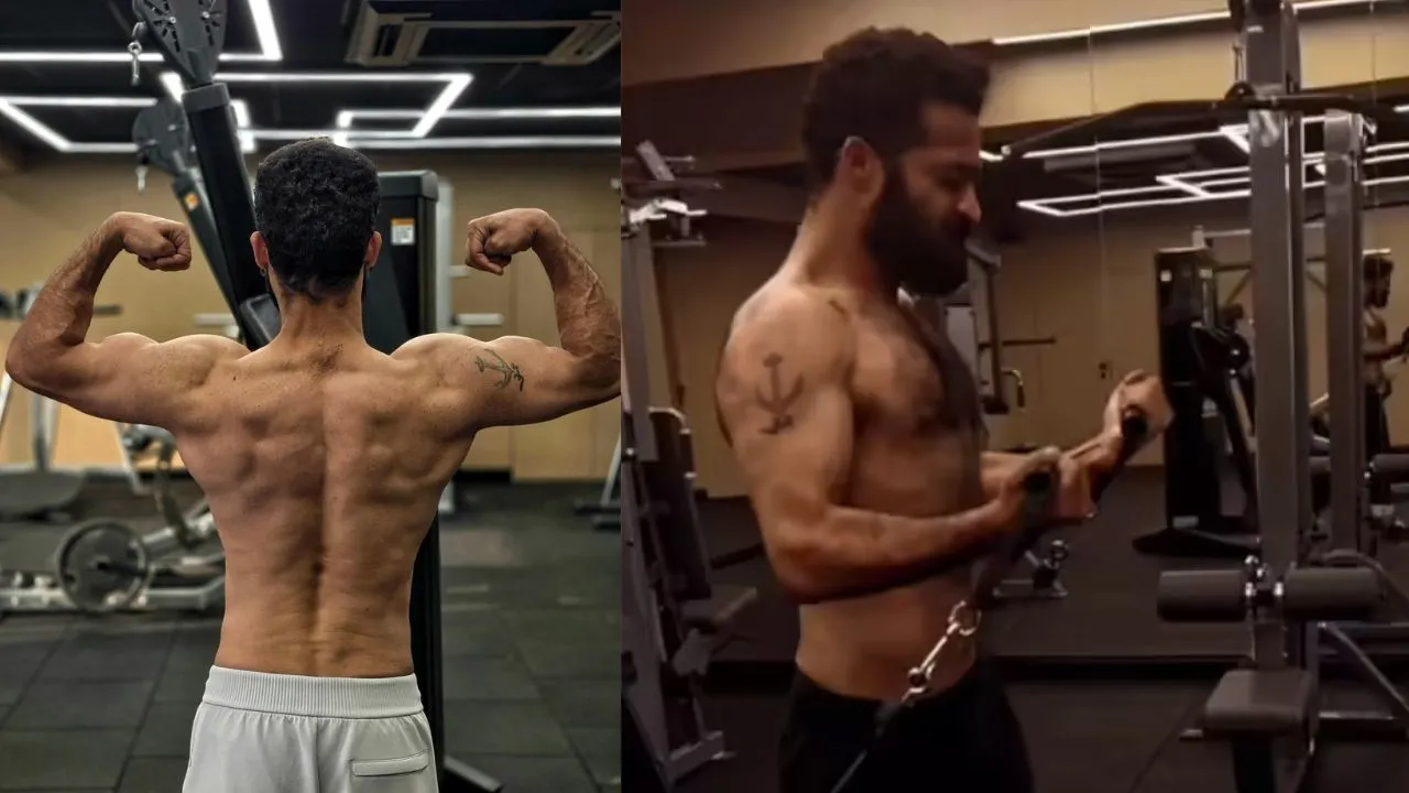 जूनियर एनटीआर के बॉडी ट्रांसफॉर्मेशन ने मचाया इंटरनेट पर तहलका,  वर्कआउट की तस्वीरें हुई वायरल 