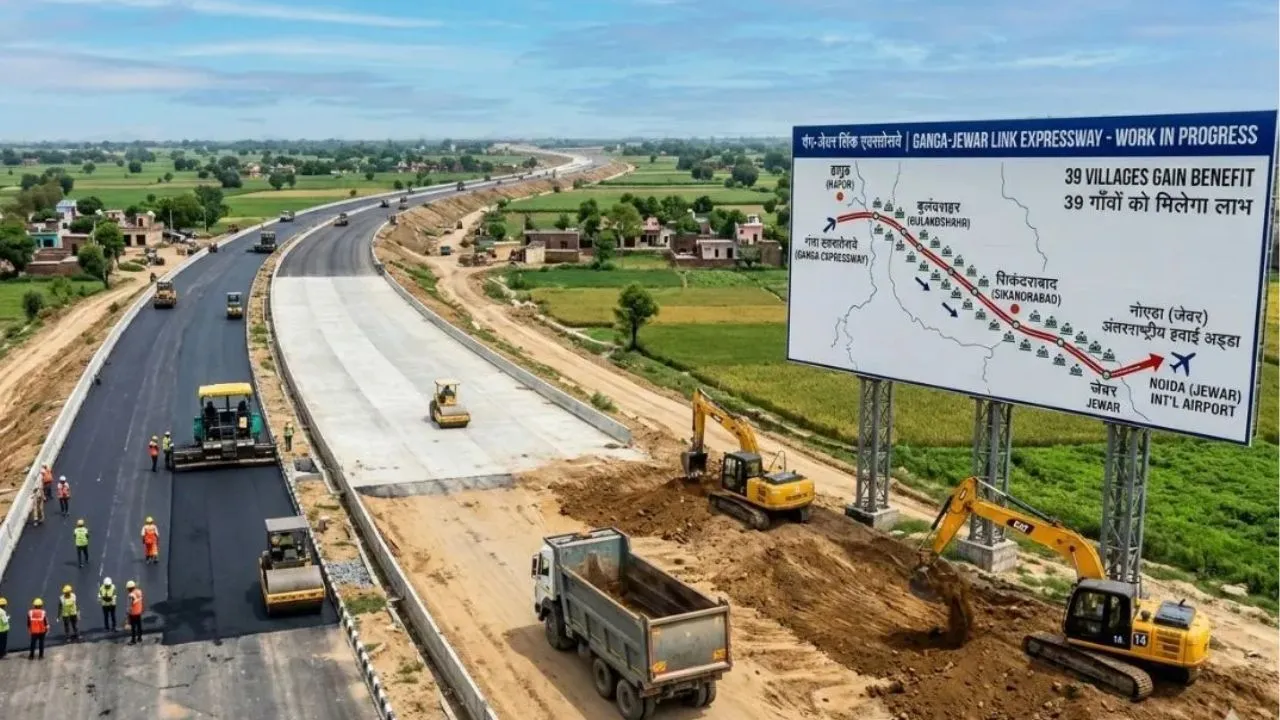 जेवर लिंक एयरपोर्ट एक्सप्रेस वे परियोजना :  बुलंदशहर के इन गांवों में शुरू हुआ भूमि अधिग्रहण, क्षेत्र के औद्योगिक विकास को लगेंगे पंख