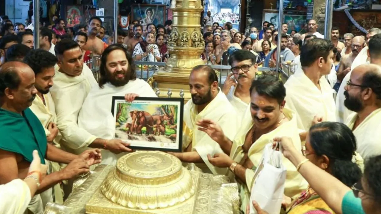 केरल मंदिरों में अनंत अंबानी ने किया बड़ा दान, हाथी कल्याण के लिए भी बड़ी घोषणा