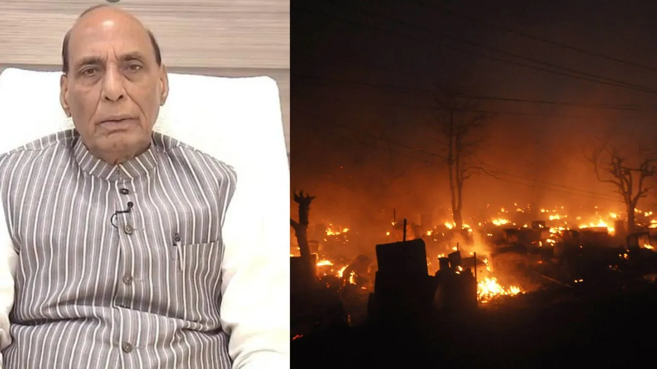 लखनऊ में हुए अग्निकाण्ड पर रक्षामंत्री ने डीएम से की बात, व्यक्त की गहरी चिंता 