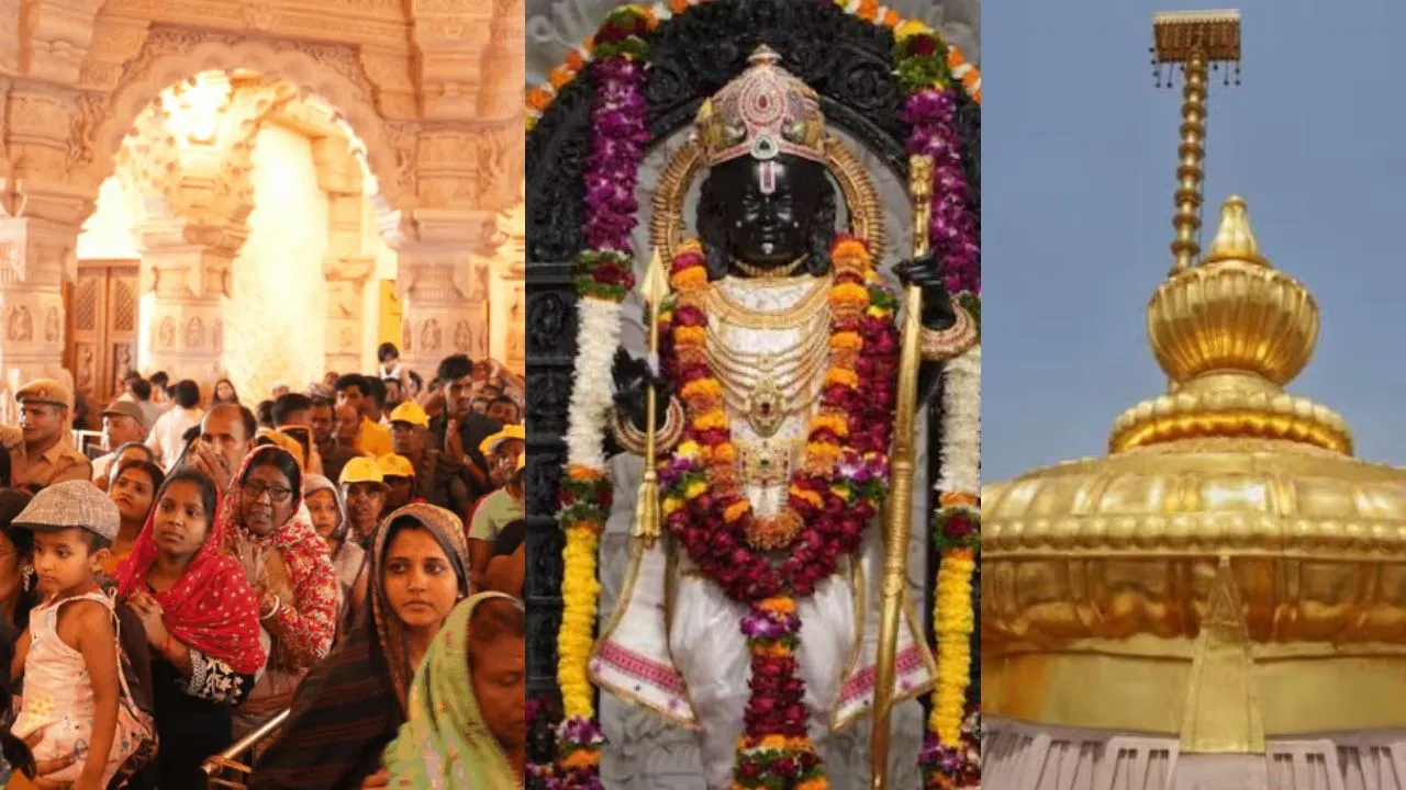 राम मंदिर में श्रद्धालुओं की संख्या 1 लाख हुई पार, गणेश और शेषावतार मंदिर पर ध्वज आरोहण की तारीख घोषित
