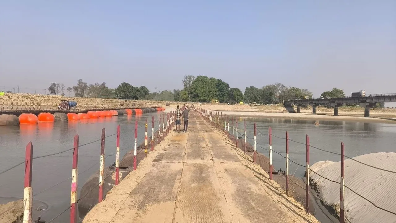 बाराबंकी : 42 साल बाद मरम्मत के लिए विश्राम लेगा संजय सेतु, कल से आवागमन बंद, पीपा पुल बना विकल्प