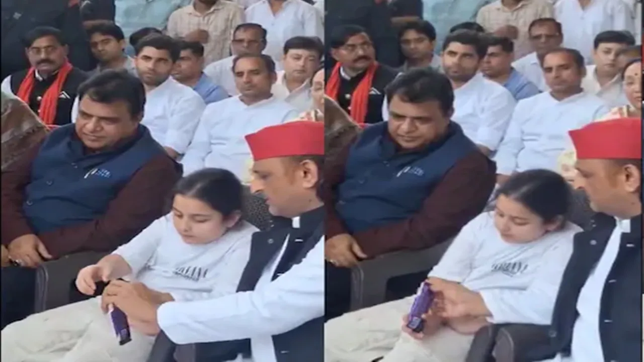 Video : चॉकलेट दी, सिर पर फेरा हाथ... प्रतीक के अंतिम संस्कार में ताऊ अखिलेश और भतीजी के बीच भावुक पल की सोशल मीडिया पर चर्चा
