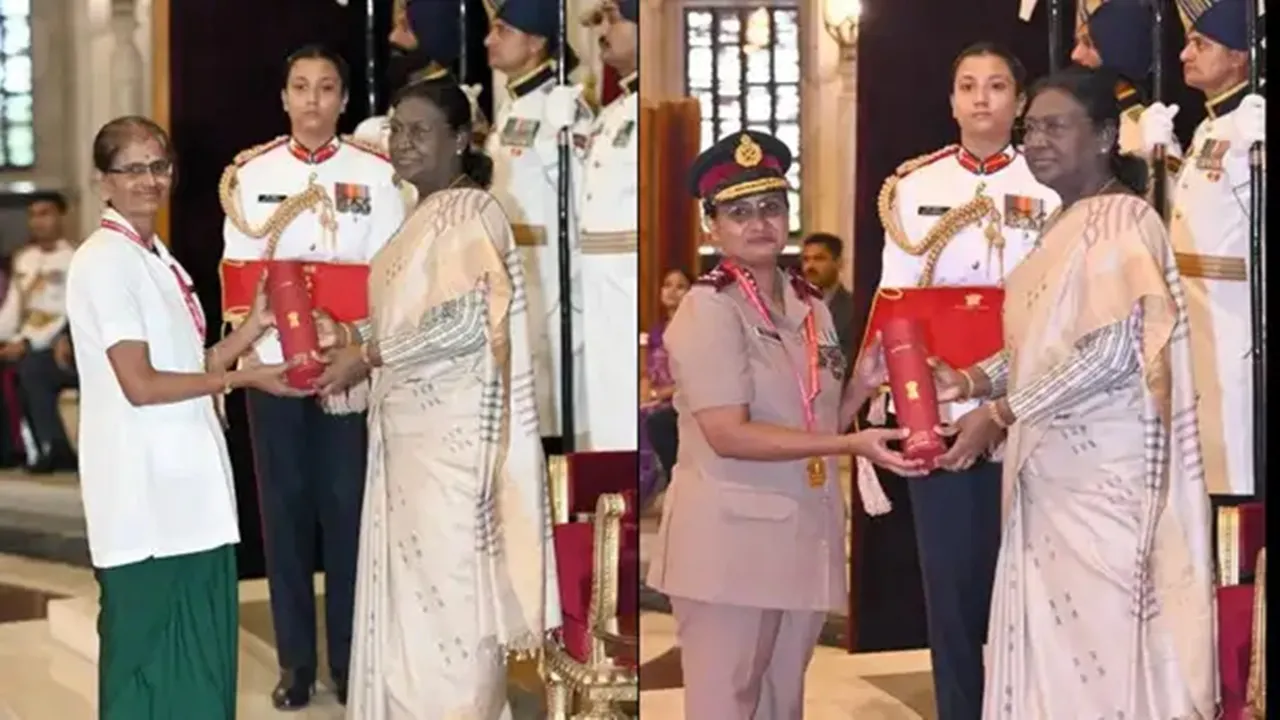 राष्ट्रपति मुर्मू ने नर्सिंग पेशे से जुड़े 15 लोगों को उत्कृष्ट सेवा के लिए किया सम्मानित, जेपी नड्डा भी रहे उपस्थिति