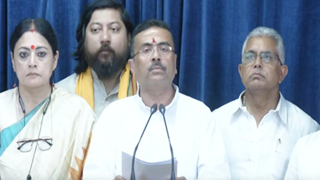 सुवेंदु कैबिनेट की पहली बैठक संपन्न : बीएसएफ को बाड़ के लिए जमीन, आयुष्मान भारत के कार्यान्वयन को मिली मंजूरी
