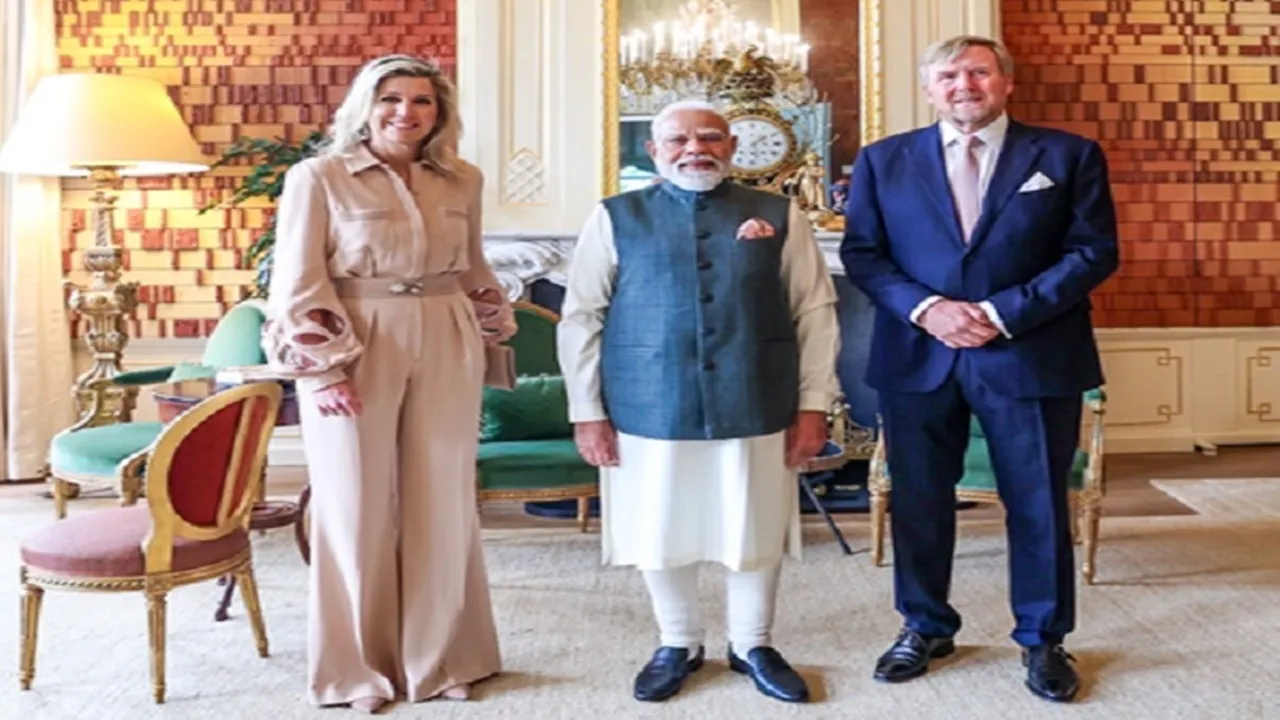 पीएम मोदी का नीदरलैंड दौरा : राजा अलेक्जेंडर और रानी मैक्सिमा से की मुलाकात, द्विपक्षीय मुद्दों पर की बात