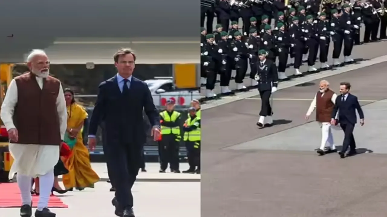 PM Modi Visit: स्वीडन एयरपोर्ट पर पीएम मोदी का जोरदार स्वागत, निवेश और व्यापार बढ़ाने पर भी होगी चर्चा