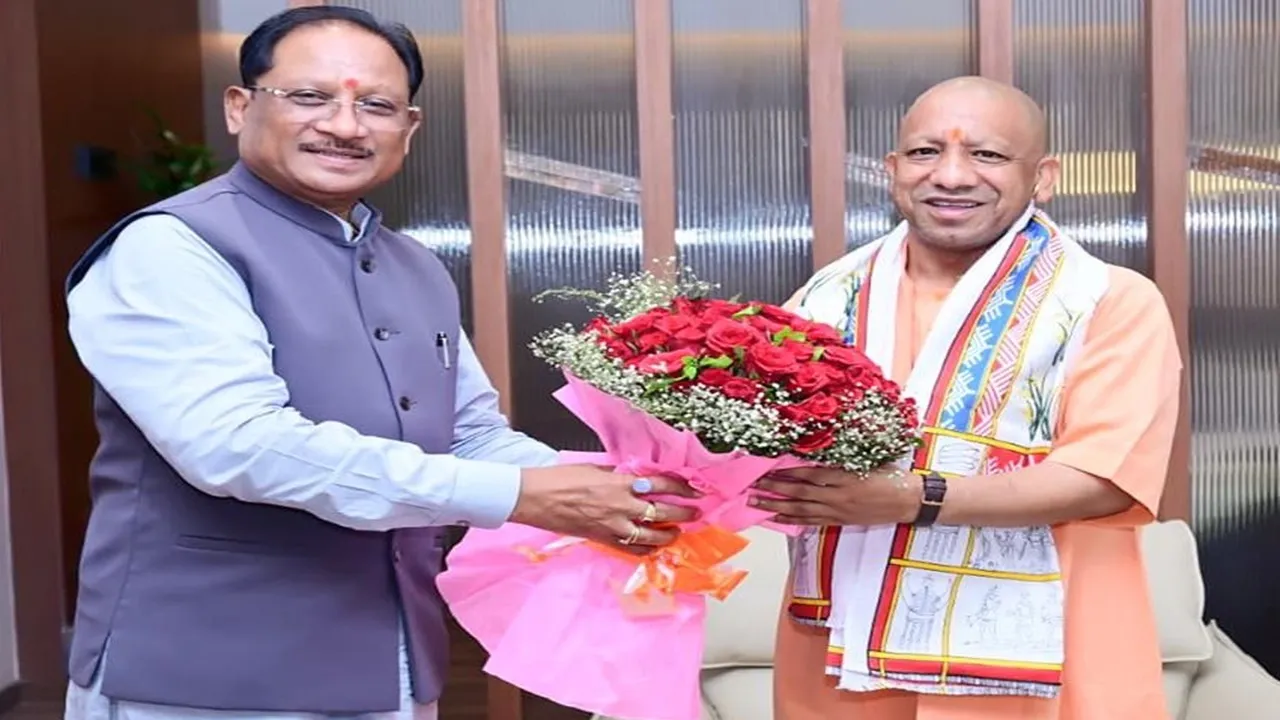 छत्ताीसगढ़ :  बस्तर में आयोजित 26वीं मध्य क्षेत्रीय परिषद बैठक में शामिल हुए सीएम योगी, गिनाईं उत्तर प्रदेश की उपलब्धियां