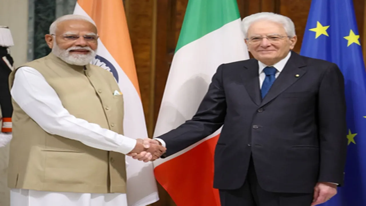 PM Modi Italy Visit : इटली के राष्ट्रपति से मिले पीएम मोदी, द्विपक्षीय साझेदारी को मजबूत बनाने पर जोर