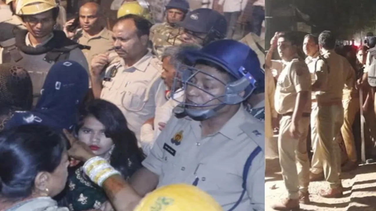 Mathura News : दलितों की बारात पर पथराव से बवाल, दो पक्षों में पत्थरबाजी, महिला घायल 