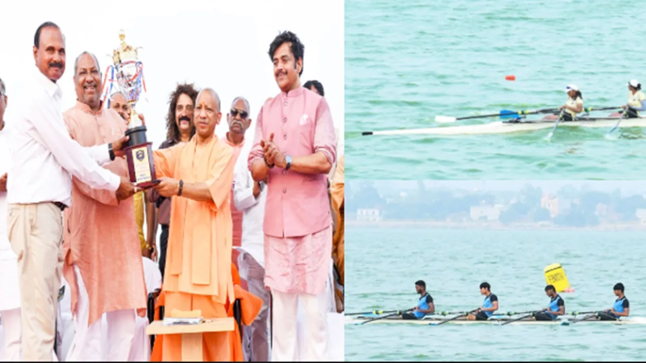 रोइंग चैंपियनशिप का हुआ समापन : सीएम योगी ने किया खिलाड़ियों को पुरस्कृत, कहा- मोदी के विजन में बना स्पोर्ट्स का शानदार ईको सिस्ट