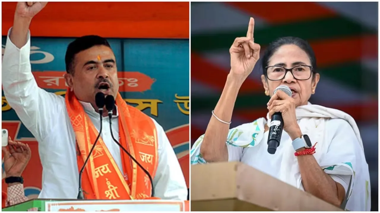 बंगाल चुनाव परिणाम : भवानीपुर में बड़ा उलटफेर, शुभेंदु अधिकारी ने ममता बनर्जी को हराया