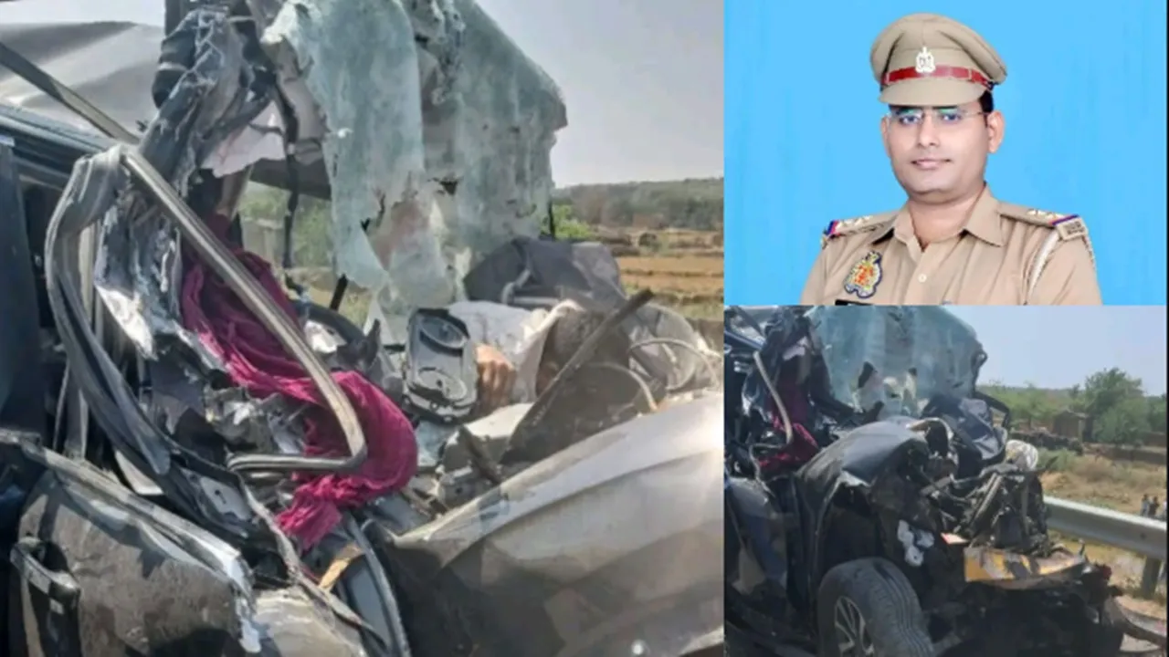 KMP एक्सप्रेस-वे पर भीषण हादसा : जालौन के 4 पुलिसकर्मियों समेत पांच की मौत