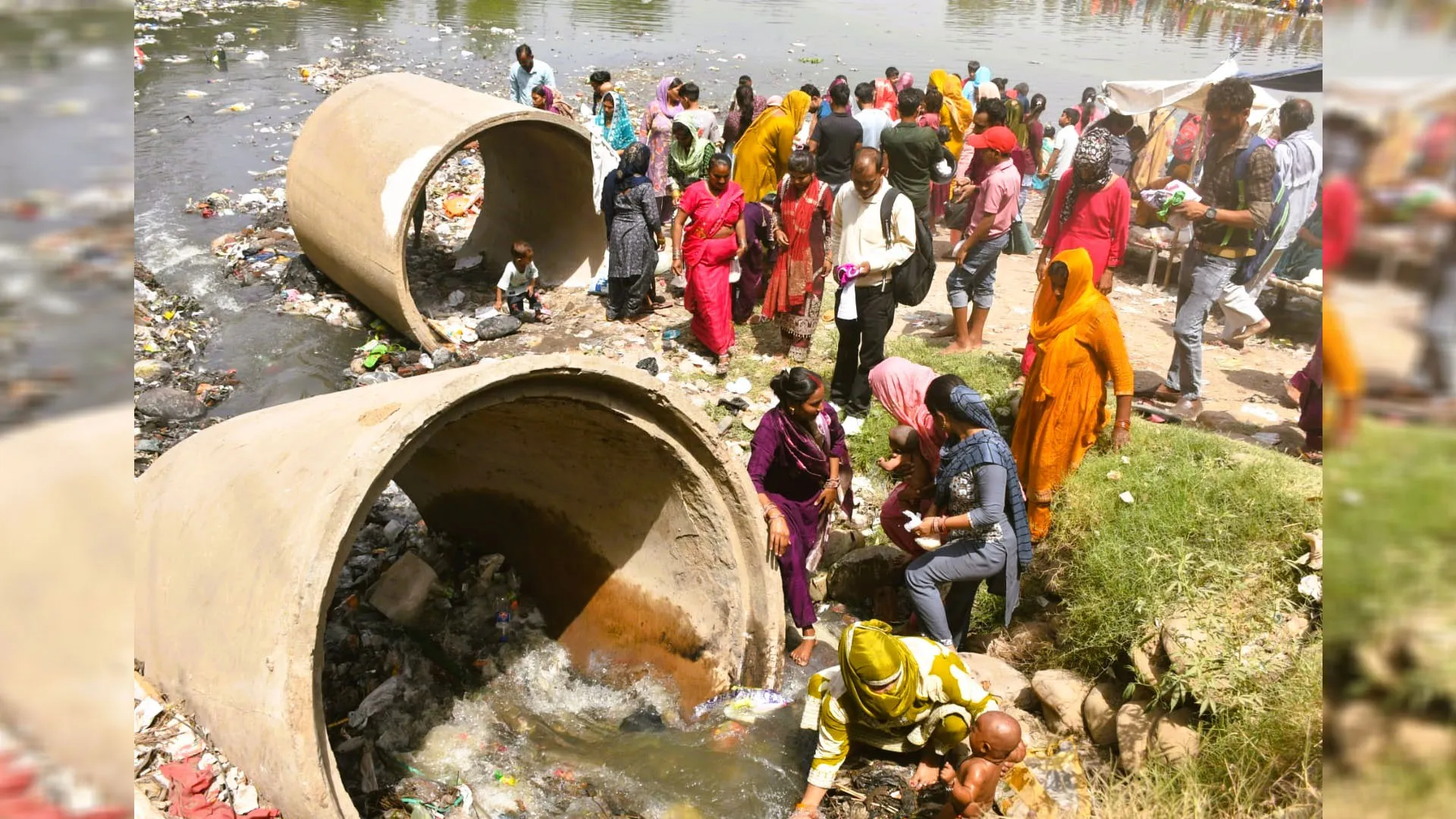Moradabad News: गंगा दशहरा पर श्रद्धालुओं ने लगाई आस्था की डुबकी, घाटों पर गंदगी ने किया परेशान 