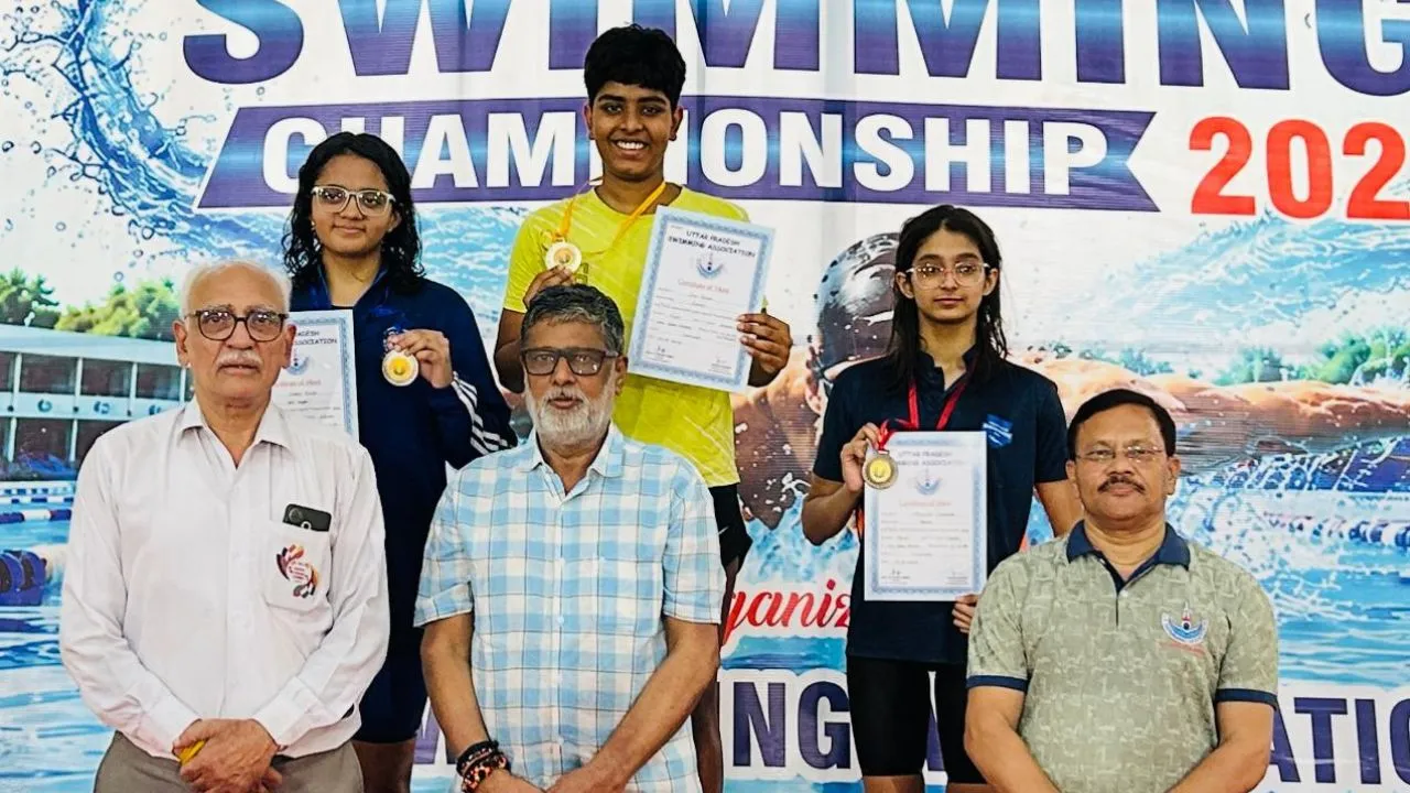 तैराकी चैंपियनशिप के पहले दिन इन खिलाड़ियों ने किया कमाल, झांसी, अयोध्या और बरेली ने रचा इतिहास