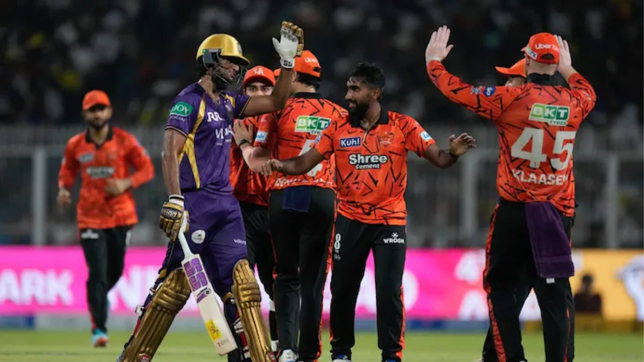  जीत के 'छक्के' पर सनराइजर्स की नजर, संघर्ष कर रही रहाणे की KKR के सामने 'हैदराबादी' चुनौती