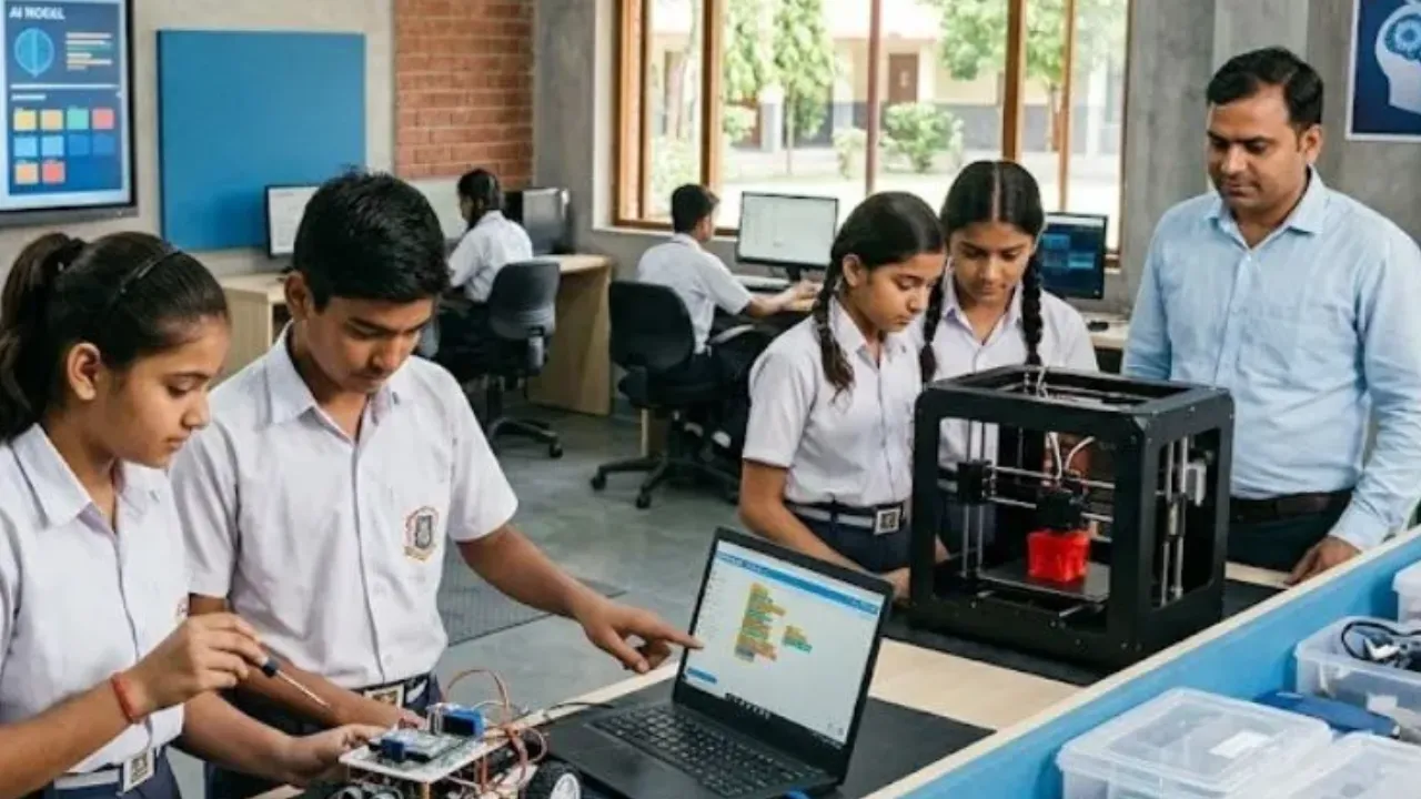  प्रदेश के 600 स्कूलों में बनेंगी ड्रीम लैब्स, छात्र सीखेंगे एआई और रोबोटिक्स... यूपी सरकार और नेल्को लिमिटेड के बीच हुआ समझौता
