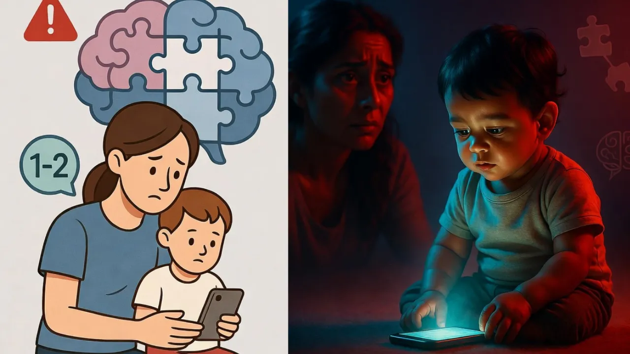 कहीं आपका लाडला भी तो नहीं हो रहा ऑटिज्म का शिकार? 2 साल से छोटे बच्चों को मोबाइल देना पड़ सकता है भारी