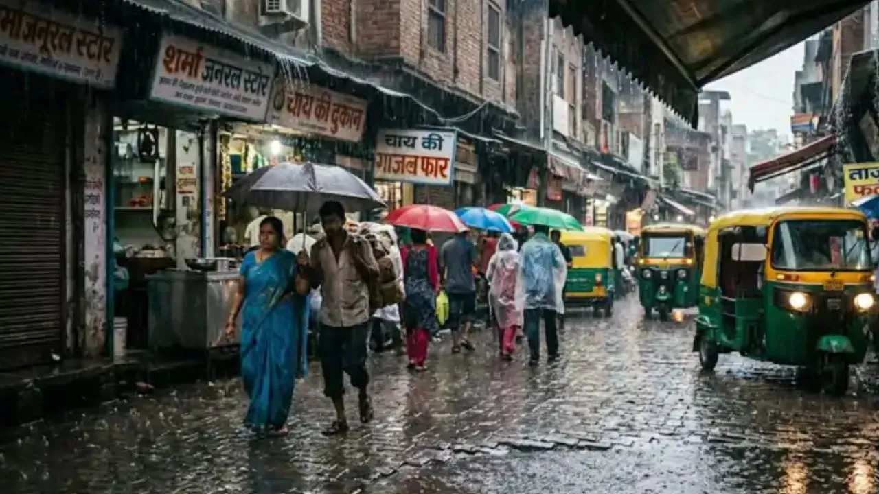  बदला मौसम का मिजाज, आधे घंटे की बारिश से एक दिन में 7.6 डिग्री लुढ़का अधिकतम तापमान