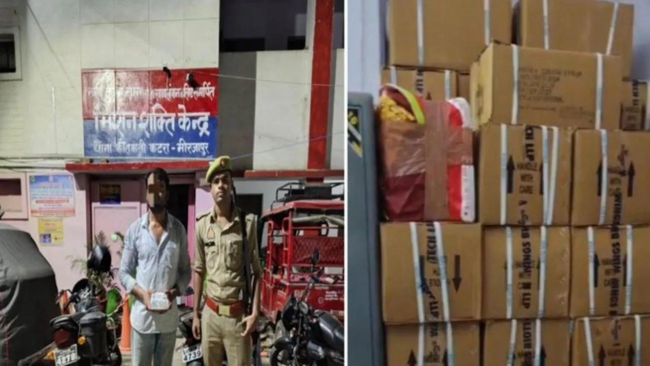यूपी में 1307 लीटर नकली कफ सिरप के साथ तस्कर गिरफ्तार, एक करोड़ 60 लाख बताई जा रही है कीमत