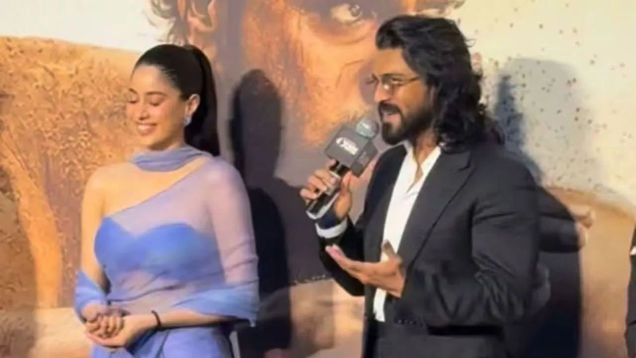 Peddi Trailer Launch: राम चरण ने जान्हवी कपूर को बताया 'छुपा रुस्तम', बोले-Peddi के सेट पर सबको किया सरप्राइज