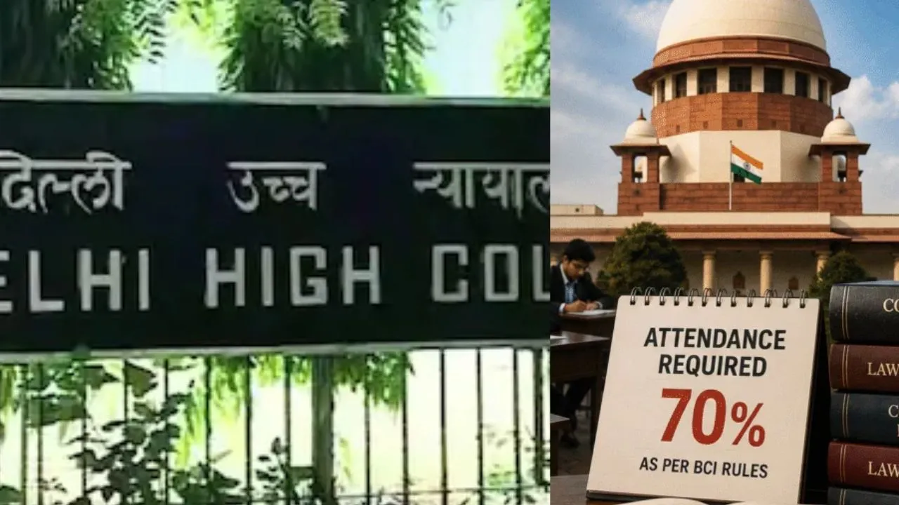  कम अटेंडेंस वाले लॉ स्टूडेंट्स नहीं दे पाएंगे एग्जाम,  दिल्ली हाईकोर्ट के फैसले पर सुप्रीम कोर्ट ने लगाई रोक