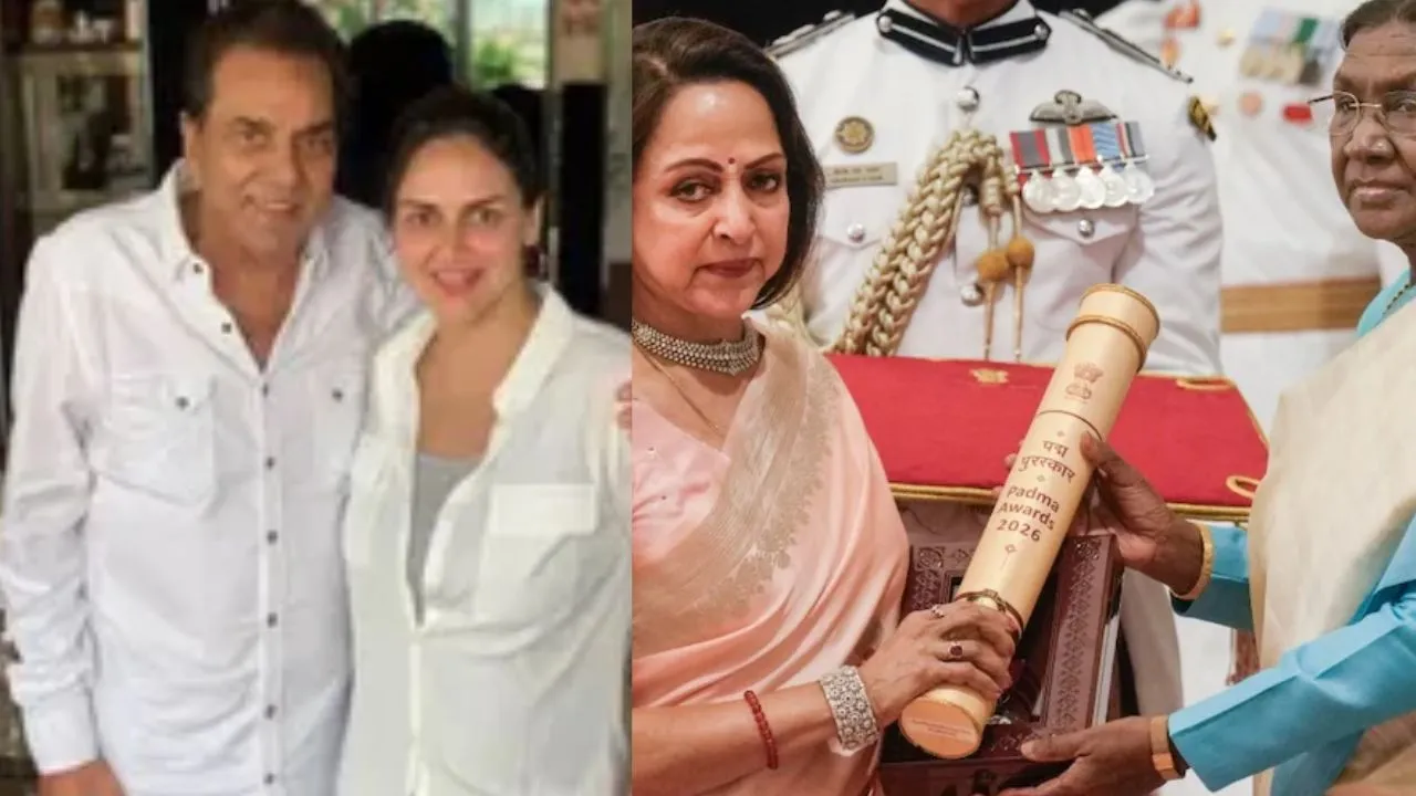 पिता धर्मेंद्र को पद्म विभूषण मिलने पर छलक उठा ईशा देओल का दर्द, बोलीं-'गर्व और भावनाओं का क्षण'