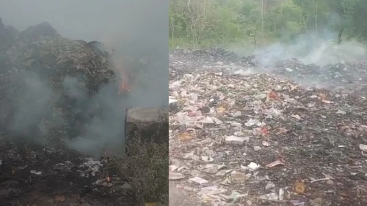 बाराबंकी में खुले में जल रहा जहरीला कूड़ा बना लोगों की परेशानी का सबब, एसडीएम ने दिये निर्देश, कार्रवाई की कही बात