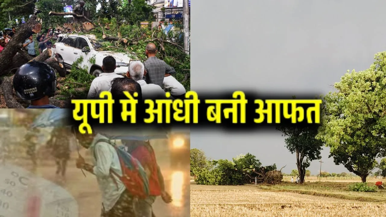 यूपी में आंधी-तूफान का कहर, 89 से ज्यादा मौतें, सैकड़ों पेड़ और बिजली के पोल उखड़े
