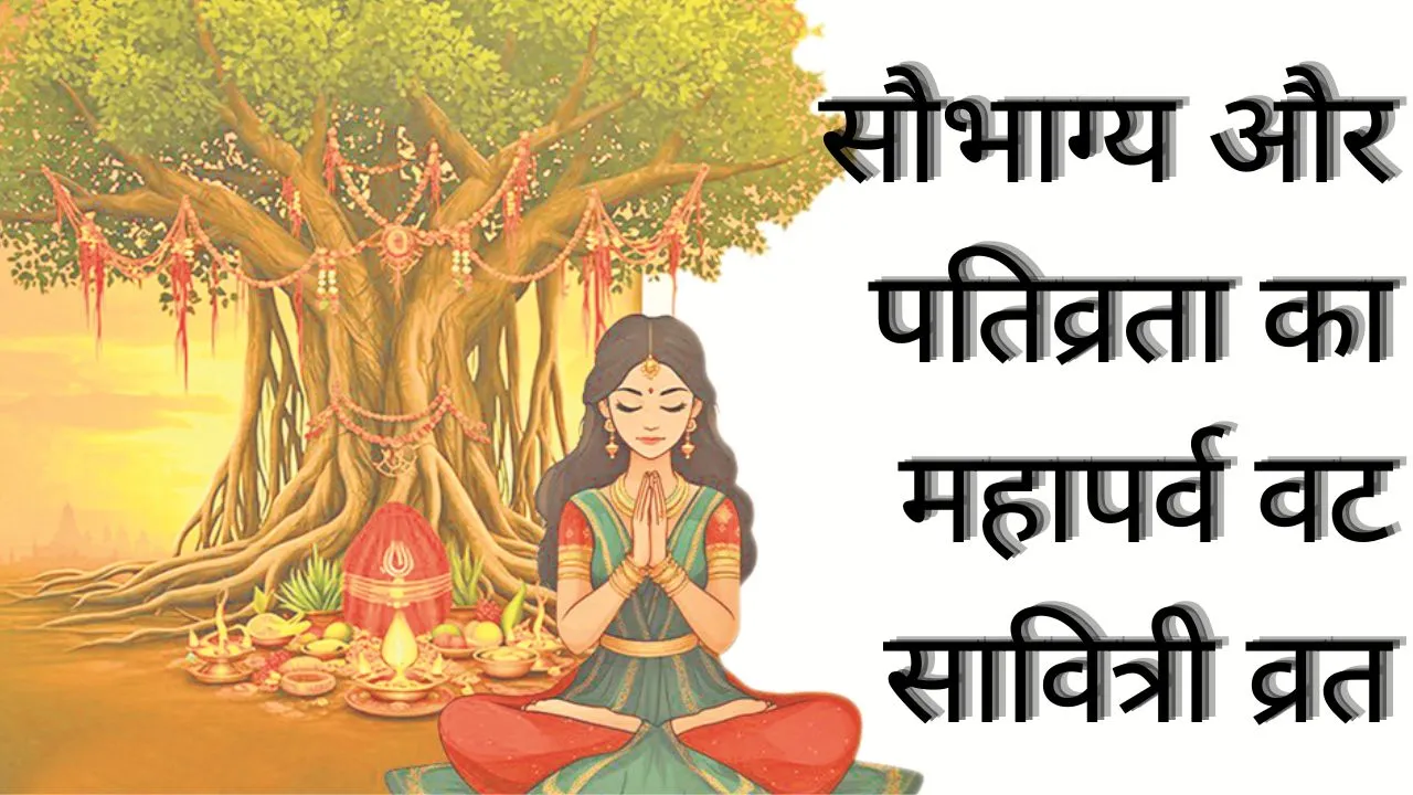 सौभाग्य और पतिव्रता का महापर्व वट सावित्री व्रत
